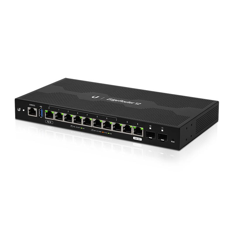 Ubiquiti EdgeRouter 12 - ER-12 10x GbE 2x SFP Edgemax Ubiquiti EdgeRouter 12 - ER-12 10x GbE 2x SFP Edgemax